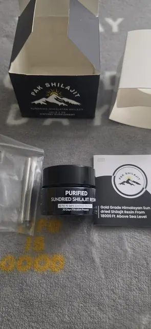 Customer photo 41 — a real Pak Shilajit order