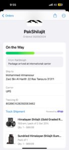 Photo from Mohammed Almansour, a Pak Shilajit customer