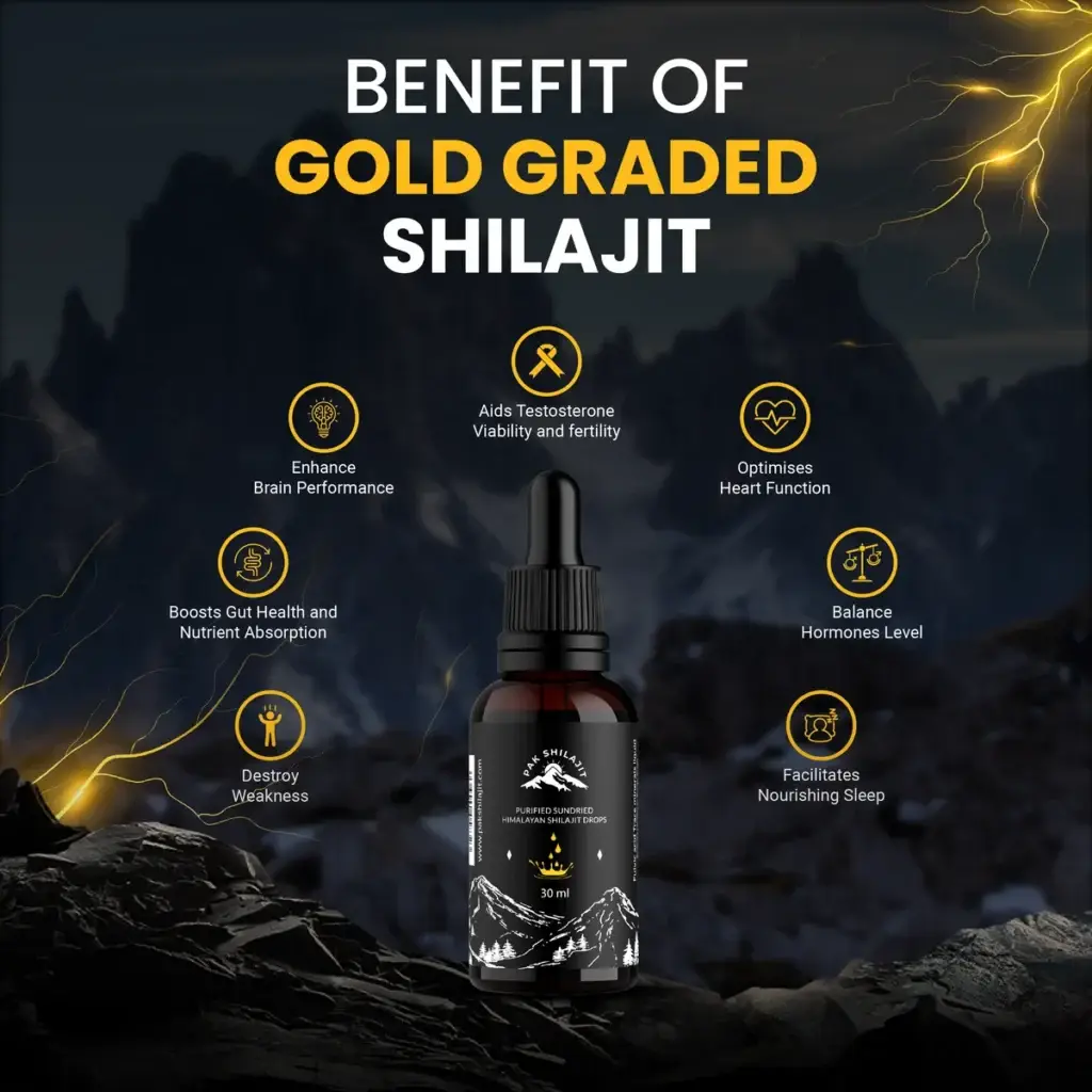 What Pak Shilajit shilajit drops contain and how they are taken