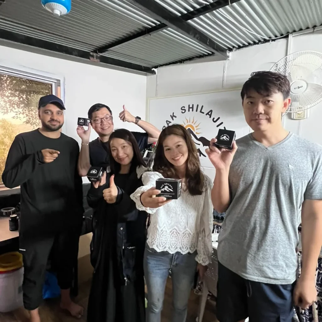 Customers visiting the Pak Shilajit facility in Abbottabad