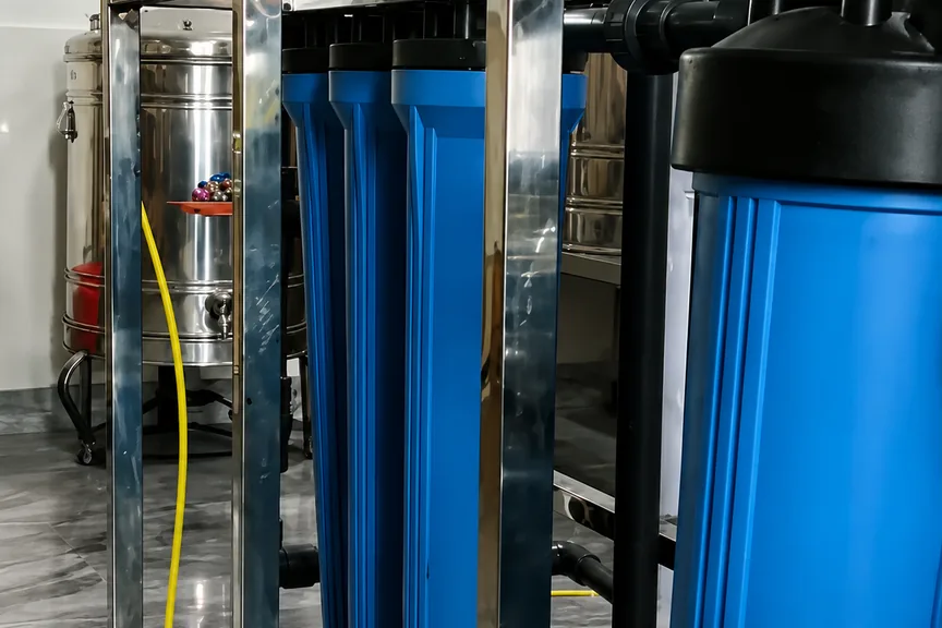 Filtration line, Abbottabad facility