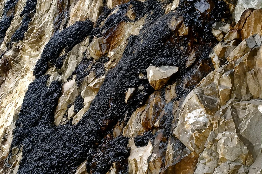 Raw shilajit before purification